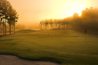 golf course at dawn