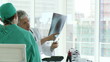 Video: meeting between two doctors talking about an x-ray meeting between two doctors talking about an x-ray