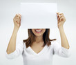 Blank paper for advertisment
