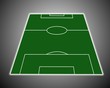 Fussball Spielfeld - 3D-VEKTOR Fussball Spielfeld - 3D-VEKTOR