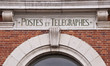 Postes et télégraphes, enseigne ancienne