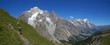 MTB con il Monte Bianco