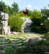 Chinesischer Garten. Gärten der Welt. Sommer