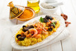 fish paella - paella di pesce fish paella - paella di pesce