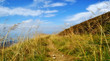 Mountain pathway to blue sky Mountain pathway to blue sky