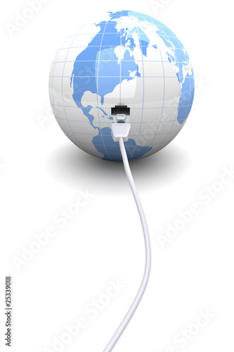 Illustration: Verbundene Welt Verbundene Welt