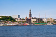 Blick auf den Michel am Hamburger Hafen Blick auf den Michel am Hamburger Hafen