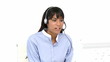 woman working in a call-center