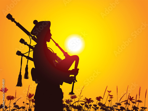 Vektor: Bagpiper Bagpiper