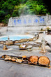 Food on thermal spring