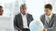 business people speaking about globalization