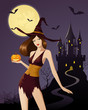 Vector: Halloween witch Halloween witch