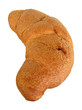 Croissant isolated on white.
