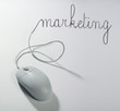 concept marketing souris ordinateur internet