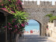 view of the sea in Rhodes