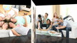 slide show showing teenagers