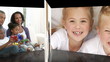 slide show representing families