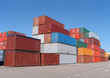 Containers sur les quais Containers sur les quais