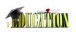 education and graduation cap