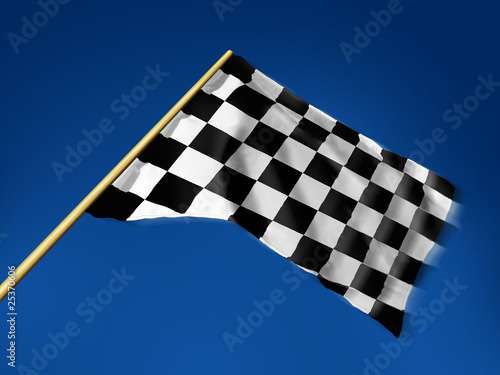 Illustration: race flag race flag