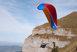 Paraglider in the Alps