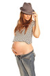 femme enceinte pull marin