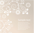 Floral pastel greeting card Floral pastel greeting card