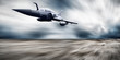Military airplan on the speed Military airplan on the speed