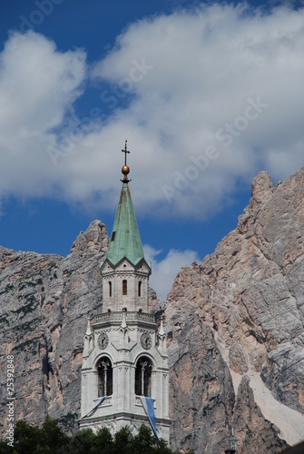 Photo: cortina d'ampezzo - campanile cortina d'ampezzo - campanile