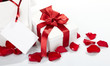 champagne and gift