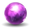 3D Shiny Earth Globe