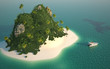 aerial view of paradise island aerial view of paradise island