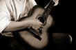 Foto: man and guitar man and guitar