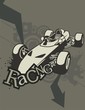 Grunge Automotive Background Grunge Automotive Background