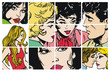 Retro komiks – klasyka na ścianie
