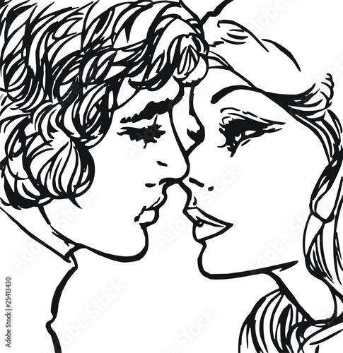 pareja de enamorados. con pareja de enamorados