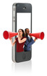Foto: Business people with Megaphones Business people with Megaphones