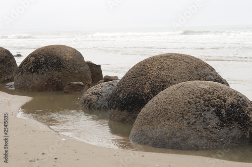 Photo: Moeraki boulders Moeraki boulders