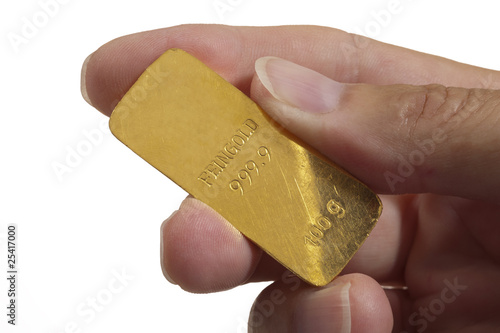 Photo: Gold Goldbarren Gold Goldbarren