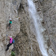 via ferrata climbers