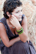 attractive brunet woman attractive brunet woman