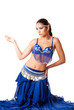 Foto: Fashion Belly dancer sitting on knees Fashion Belly dancer sitting on knees