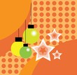 Illustration of illuminated light and stars Illustration of illuminated light and stars