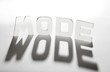concept mot mode ombre et lumière