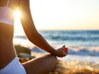 Foto: meditation on the beach meditation on the beach