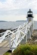 Marshall Point lighthouse on Atlantic coast of Maine