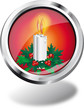 pulsante natale candele