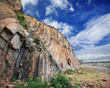 Hong Kong geopark, natural hexagonal column mural