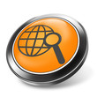 3d button suche orange 3d button suche orange