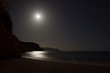noche en la playa